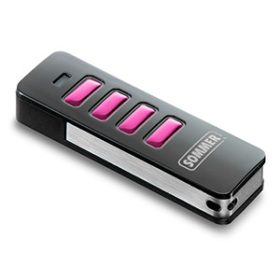 Sommer Pearl 4 csatornás fekete, pink gombokkal