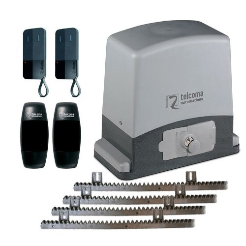 CARDIN / TELCOMA KIT EVO 600/CRV4 tolómotor szett 600 kg-ig, EDGE adóval, 4m fogasléc, 230V